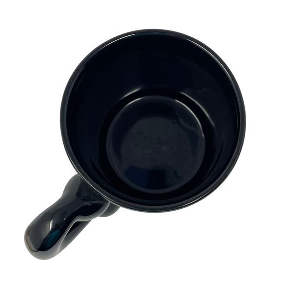 "How Did I Get To Be 50" Black Green Ceramic Coffee Mug 50th Birthday Mug GUC - Picture 3 of 5